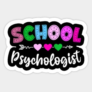 Back To School Psychologist Appreciation Psychology Teacher Sticker